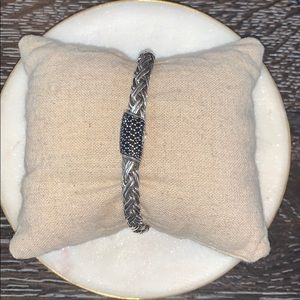 JOHN HARDY Chain collection black diamond bracelet